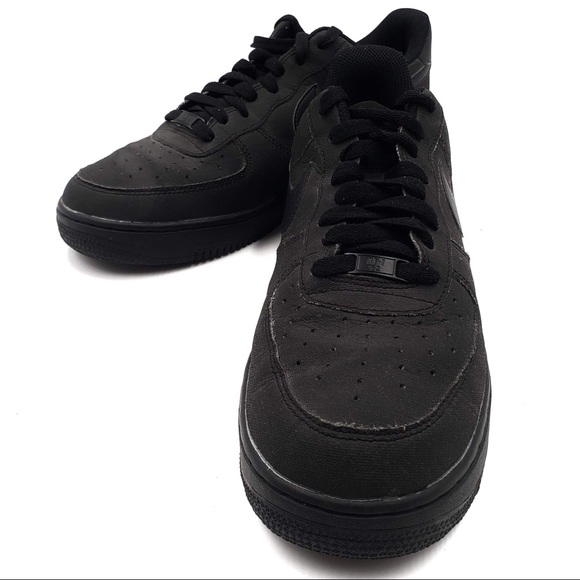 Nike | Shoes | 23 Nike Air Force 1 Black Af1 82 Low Top | Poshmark